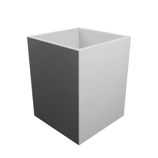 Box STL 3D file with dimensions 75×75×100 mm