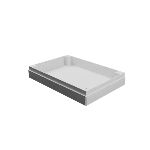 Enclosure with screw-mounted lid STL 3D file: 98×68×20 mm
