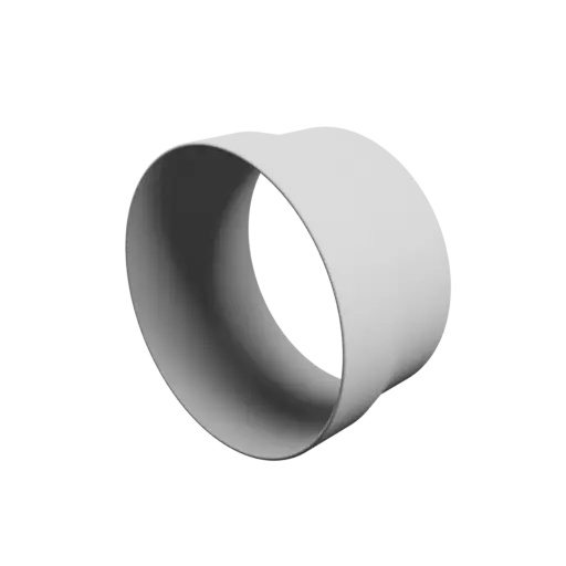 Tube adapter STL file ⌀ 149–139 mm (Length: 80 mm)