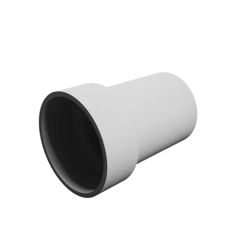 Tube adapter STL 3D file ⌀ 54–45 mm (Length: 75 mm)