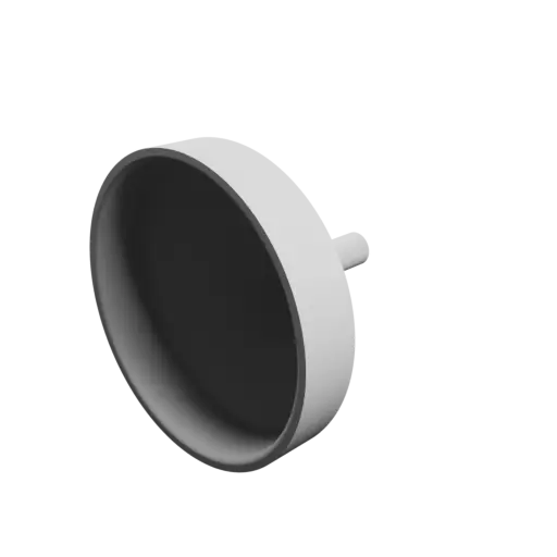 Tube adapter STL 3D file ⌀ 50–6 mm (Length: 40 mm)