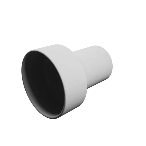 Tube adapter STL file ⌀ 152–98 mm (Length: 190 mm)