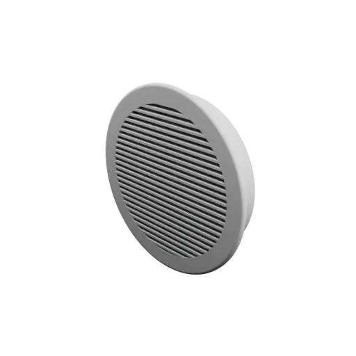 Round air vent STL 3D file ∅ 115 mm, slat angle: 10°