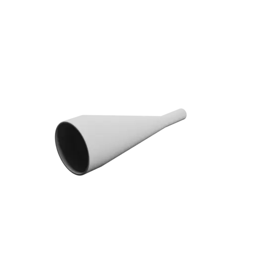 Tube adapter STL file ⌀ 60–15 mm (Length: 165 mm)