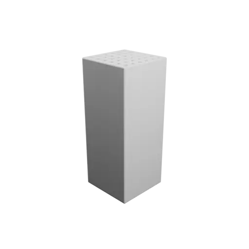 Multi-compartment box STL file: 36 compartments of 3×3×75 mm