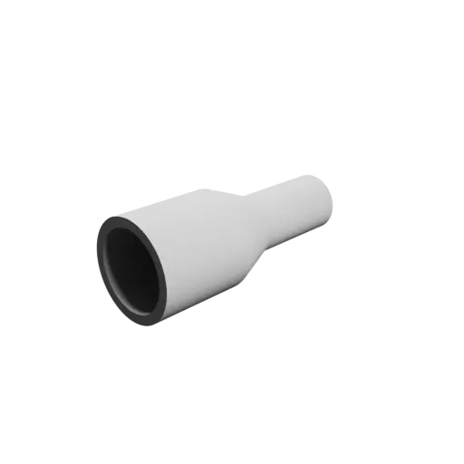 Tube adapter STL file ⌀ 20–12 mm (Length: 50 mm)