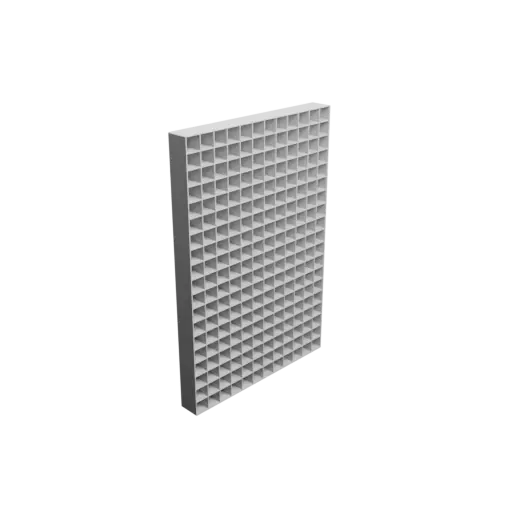 Small parts organizer with 228 drawers 25×25×40 mm STL 3D file, thickness: 2 mm