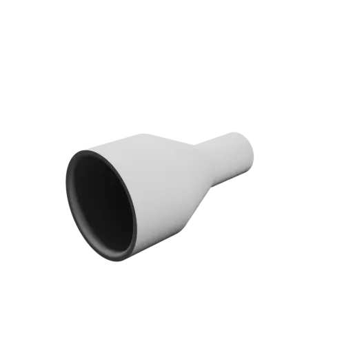 Tube adapter STL 3D file ⌀ 32–15 mm (Length: 60 mm)