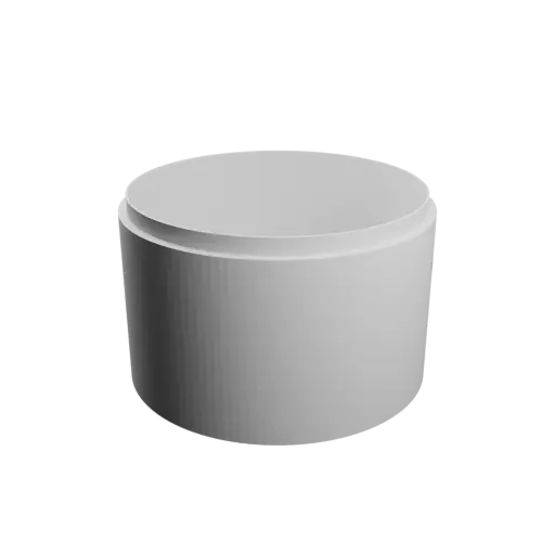 fichier STL Boîte ronde avec couvercle ⌀ 94 mm - Hauteur: 62 mm, Coque: 3 mm