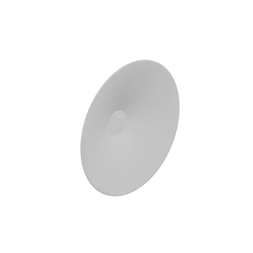 Pot STL 3D file, inner: base Ø40 mm, top Ø200 mm, height 40 mm - wall thickness 1 mm