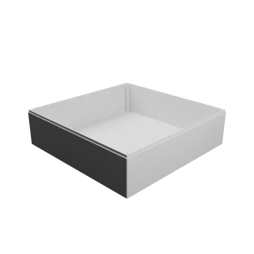 Enclosure with screw-mounted lid STL 3D file: 280×280×80 mm