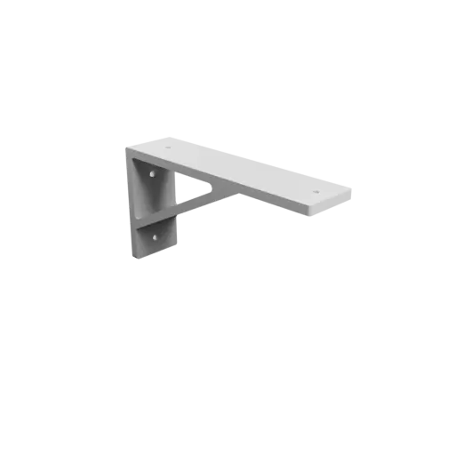 Shelf bracket 210×110 mm STL 3D file, thickness 8 mm, hole diameter 6 mm