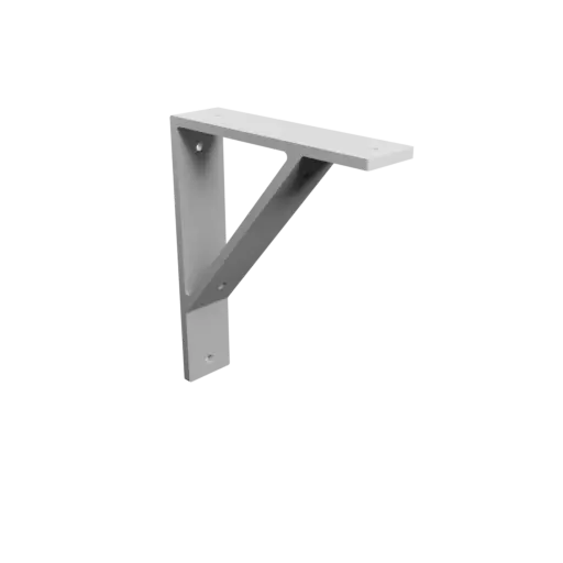 Support bracket 210×250 mm STL 3D file, thickness 8 mm, hole diameter 6 mm