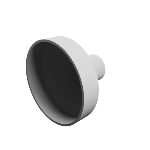 Tube adapter STL 3D file ⌀ 113–40 mm (Length: 85 mm)