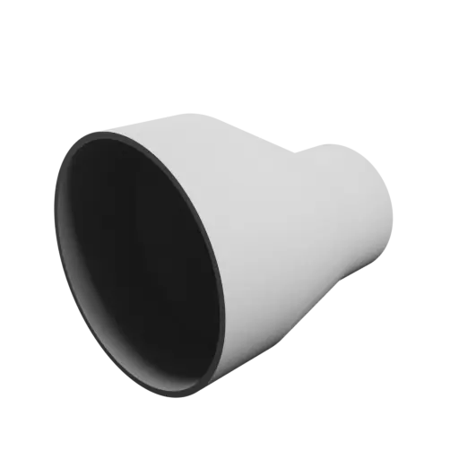 fichier STL Adaptateur de tube ⌀ 155-90 mm (Longueur : 160 mm)