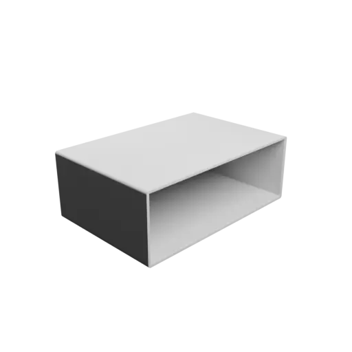 Small parts organizer with 1 drawer 120×40×80 mm STL 3D file, thickness: 2 mm