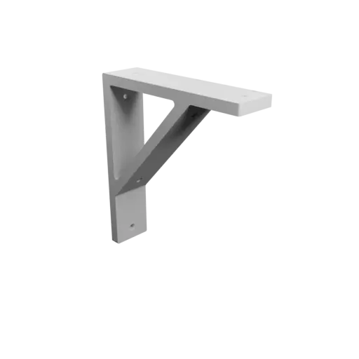 Mounting bracket 200×220 mm STL 3D file, thickness 12 mm, hole diameter 6 mm