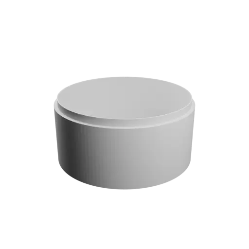 fichier 3D STL Boîte ronde avec couvercle ⌀ 100 mm - Hauteur: 50 mm, Coque: 3 mm