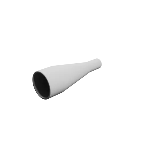 Tube adapter STL file ⌀ 60–26 mm (Length: 180 mm)