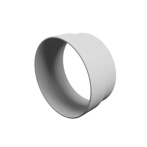 Tubing adapter STL 3D file ⌀ 163–154 mm (Length: 78 mm)