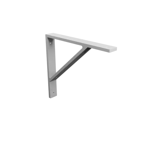 Support bracket 250×225 mm STL file, thickness 8 mm, hole diameter 5 mm