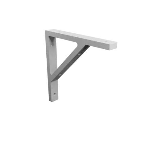 Angle bracket 152×152 mm STL file, thickness 9 mm, hole diameter 5 mm