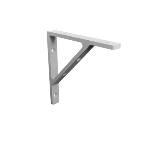 Corner bracket 120×120 mm STL file, thickness 5 mm, hole diameter 5 mm