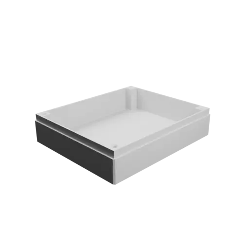 Enclosure with screw-mounted lid STL file: 85×102×34 mm