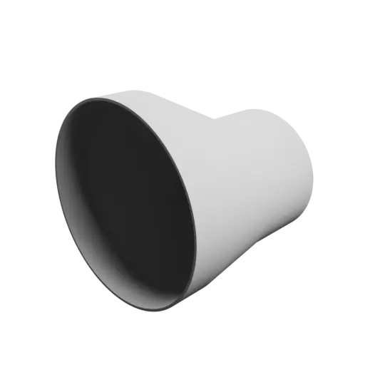 fichier STL Raccord de tube ⌀ 153-100 mm (Longueur : 129 mm)