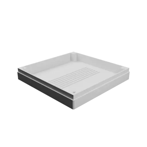 Enclosure with screw-mounted lid STL file: 100×100×20 mm (with ventilation under the enclosure)
