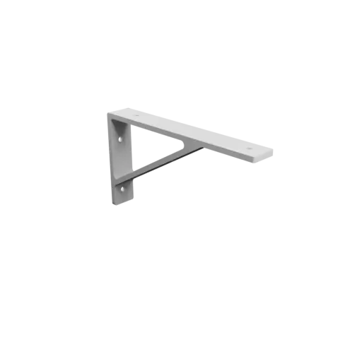 Right-angle bracket 180×100 mm STL file, thickness 5 mm, hole diameter 5 mm