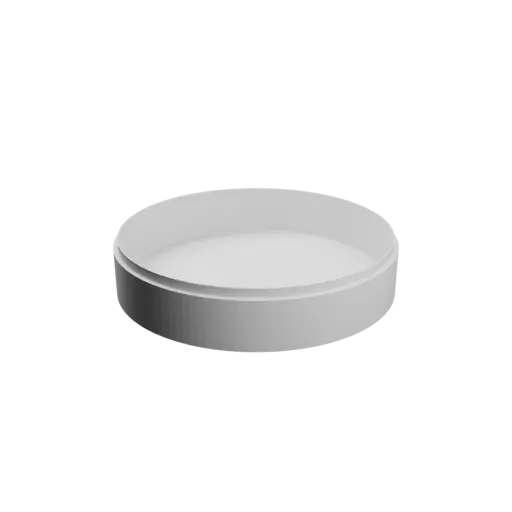 fichier 3D STL Boîte ronde avec couvercle ⌀ 156 mm - Hauteur: 35 mm, Coque: 3 mm