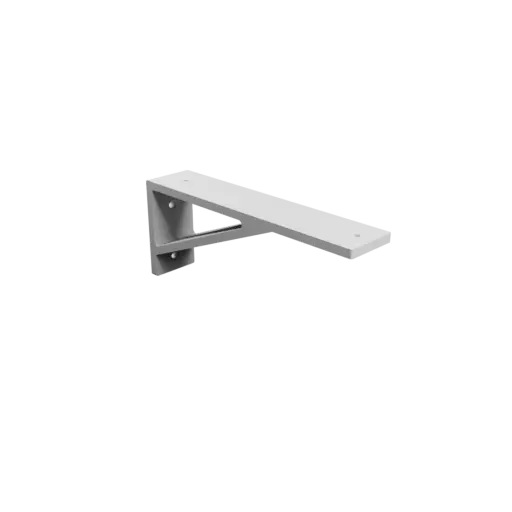 Shelf bracket 250×100 mm STL file, thickness 8 mm, hole diameter 6 mm