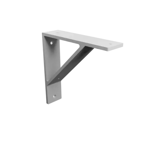 Support bracket 205×200 mm STL file, thickness 7 mm, hole diameter 7 mm