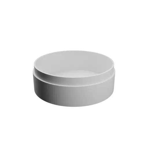 Round box with lid STL 3D file ⌀ 55 mm - Height: 20 mm, Shell: 2 mm