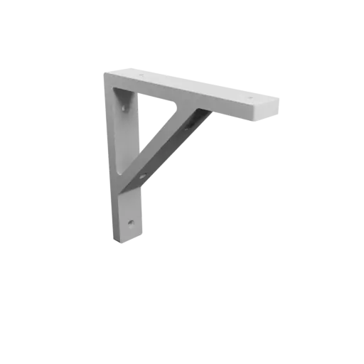 Shelf bracket 150×152 mm STL file, thickness 10 mm, hole diameter 5 mm
