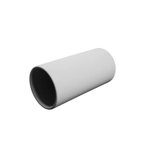 Pipe elbow STL 3D file 1° ⌀OD: 52 mm ⌀ID: 46 mm thickness: 3 mm