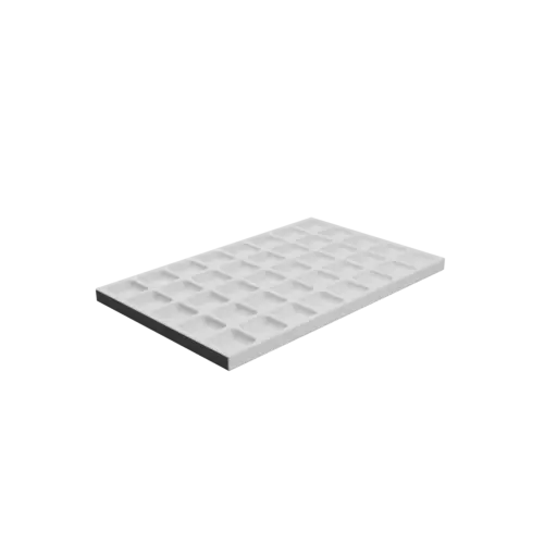 Multi-compartment box STL file: 40 compartments of 19×19×5 mm
