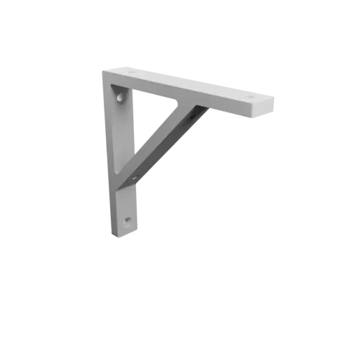 Mounting bracket 195×195 mm STL 3D file, thickness 12 mm, hole diameter 8 mm