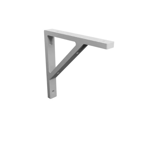 Support bracket 157×155 mm STL 3D file, thickness 9 mm, hole diameter 5 mm