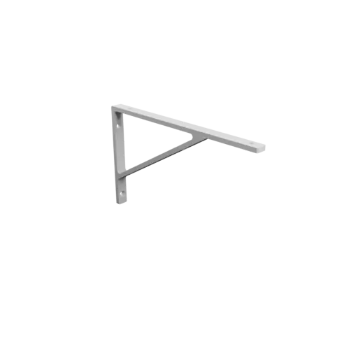 Corner bracket 250×150 mm STL 3D file, thickness 6 mm, hole diameter 6 mm