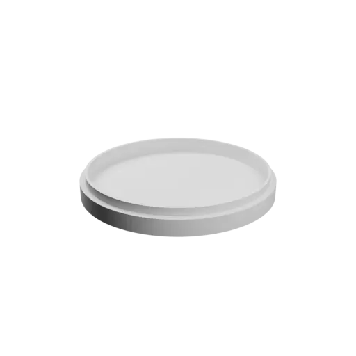 fichier STL Boîte ronde avec couvercle ⌀ 120 mm - Hauteur: 20 mm, Coque: 5 mm