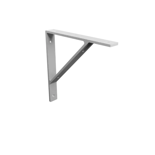 Shelf bracket 200×200 mm STL file, thickness 5 mm, hole diameter 5 mm
