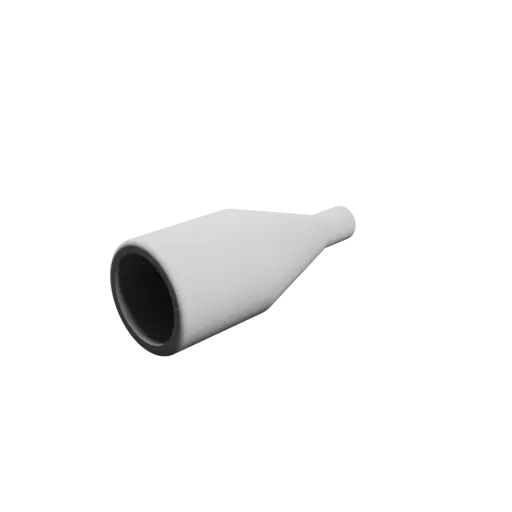 Tubing adapter STL file ⌀ 28–10 mm (Length: 72 mm)