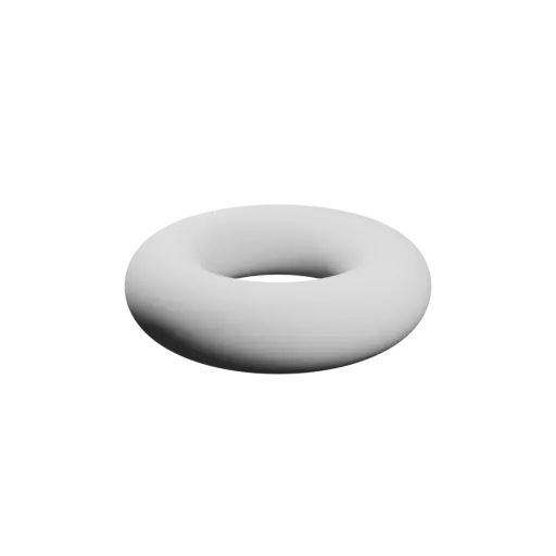 O-ring STL 3D file ID 9.6 × CS 5.3 mm