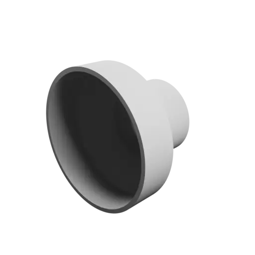 Tubing adapter STL 3D file ⌀ 98–56 mm (Length: 70 mm)