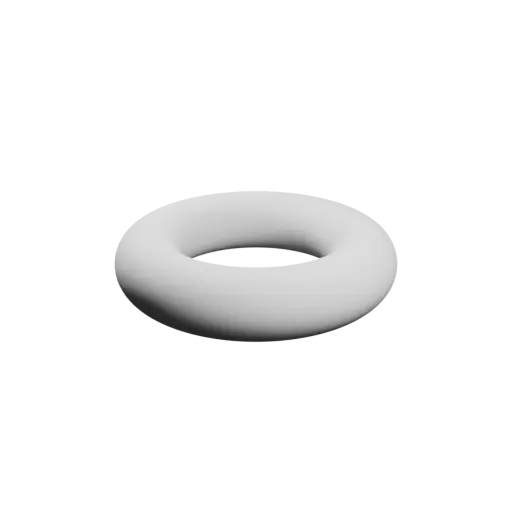 O-ring STL 3D file ID 9.4 × CS 4 mm