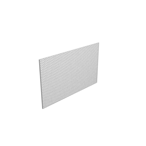 Honeycomb grid STL file, 255x155mm, mesh: 4mm