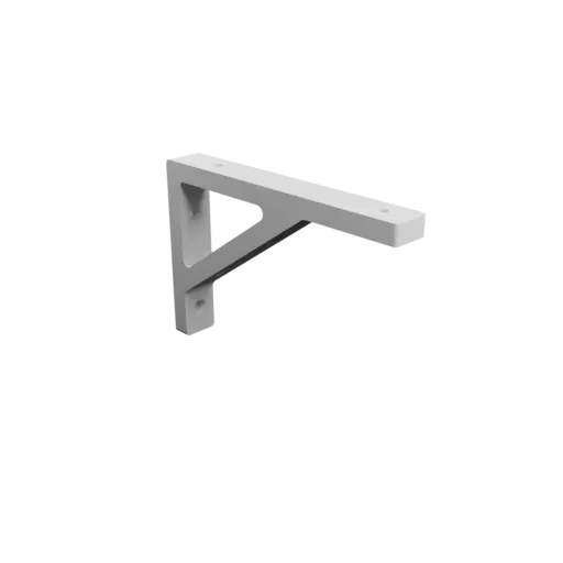 fichier 3D STL Équerre d'étagère 150×100 mm, Épaisseur 10 mm, Diamètre orifice 5 mm