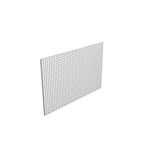Honeycomb grille STL 3D file, 225x150mm, mesh: 5mm